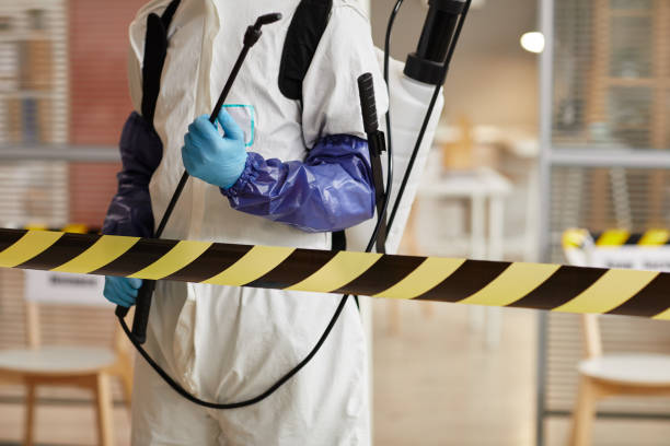 Professional Trauma Scene Cleanup technician working in Albion, IN